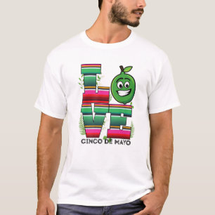 Liebe Cinco De Mayo Mexican Poncho Blanket T-Shirt