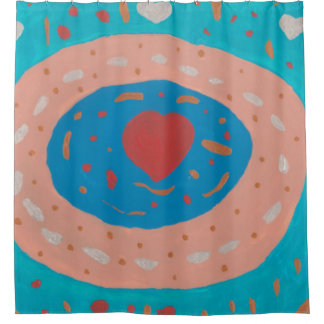 Liebe Circles Duschvorhang
