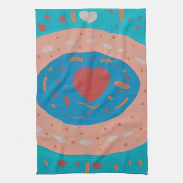 Liebe Circles Küchentuch (Vertikal)