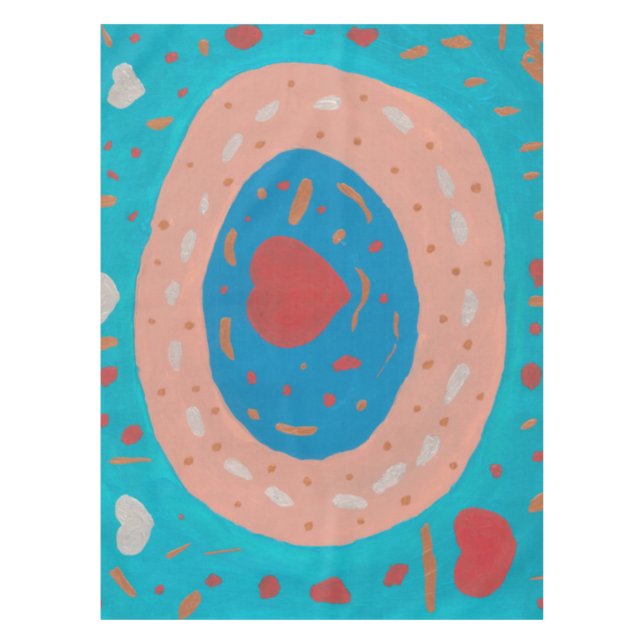 Liebe Circles Tischdecke (Vorderseite)