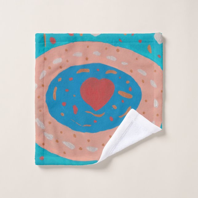 Liebe Circles Wash Tuch (Waschlappen)