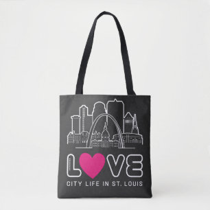 Liebe City Life in St Louis Missouri Tasche