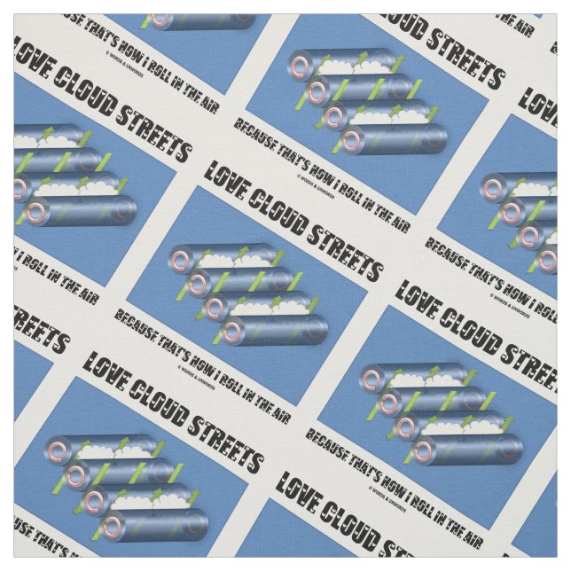 Liebe Cloud Streets, denn so Roll-Air Stoff (Muster)