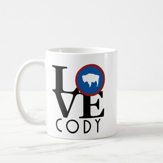 LIEBE Cody Wyoming 11oz Kaffeetasse (Links)