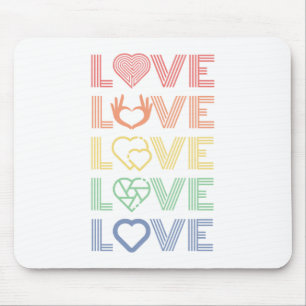 Liebe Coeur Amour Aimer Motivation Inspiration Mousepad