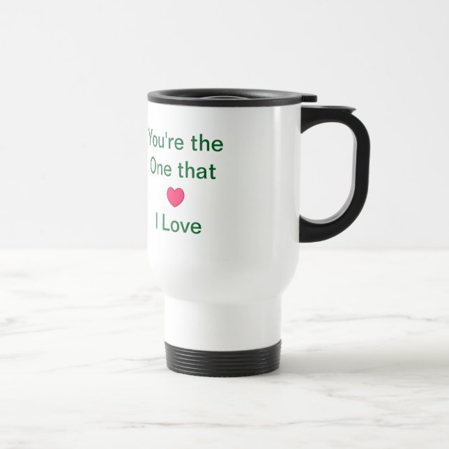 "#Liebe" #Coffee #Tasse Reisebecher (Rechts)