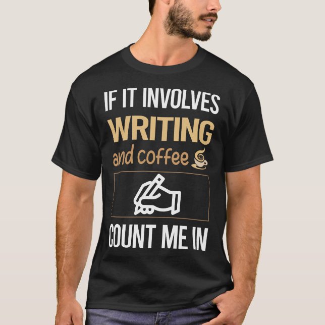 Liebe Coffee Writer T-Shirt (Vorderseite)