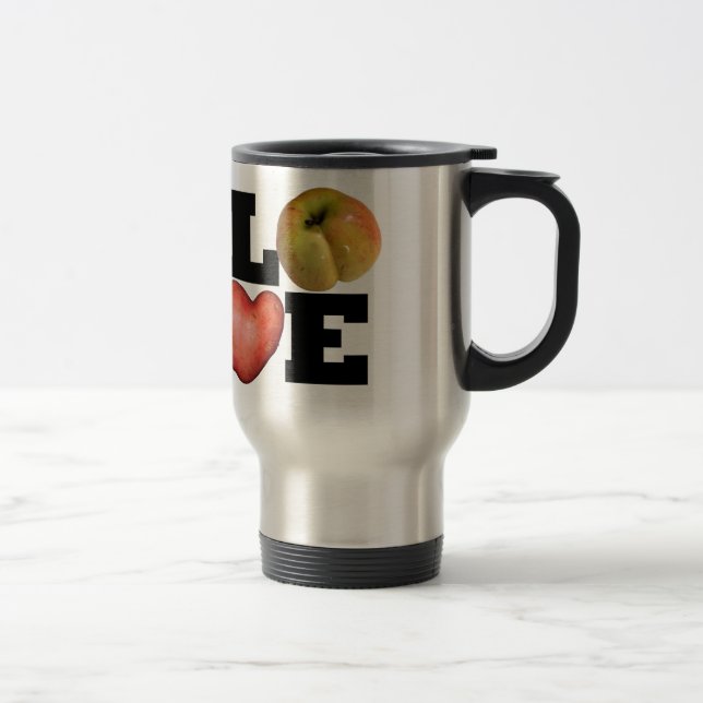 LIEBE Collection Herz Kartoffel Reisepass Reisebecher (Rechts)