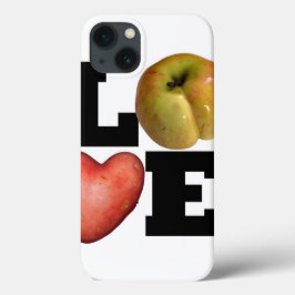 LIEBE Collection Herz Potato Ipad Fall iPhone 13 Hülle