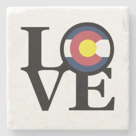 LIEBE Colorado Steinuntersetzer