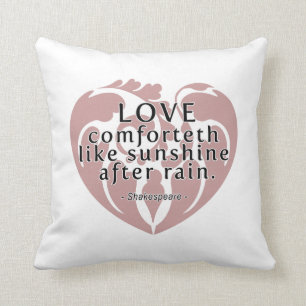 Liebe Comforteth wie Sonnenschein - Kissen