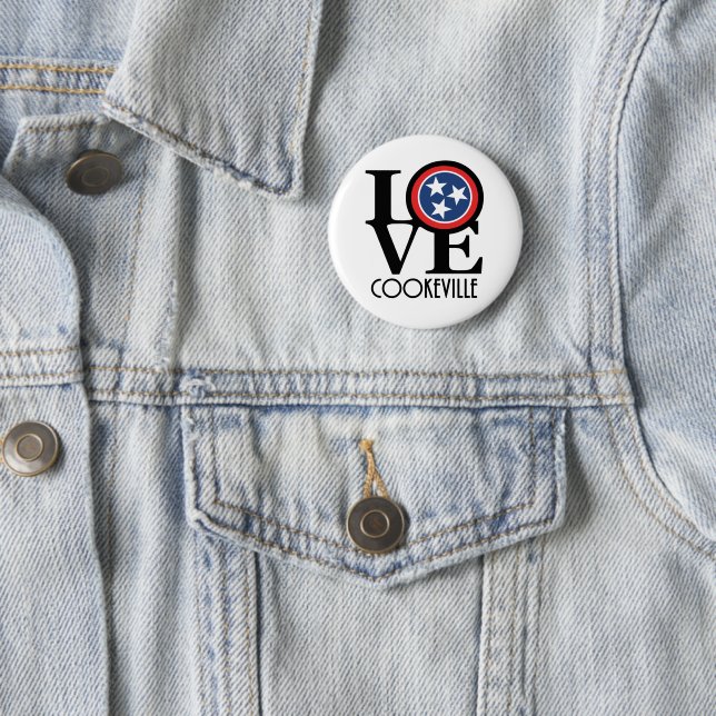 LIEBE Cookeville Tennessee Button (Beispiel)