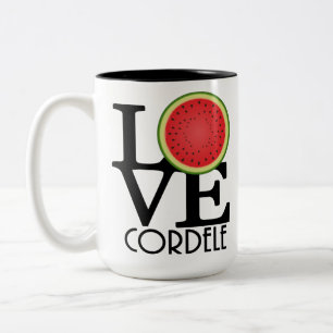 LIEBE Cordele Watermelon Serie 15oz Zweifarbige Tasse