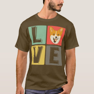 Liebe Corgi Hund Rasse Welsh Liebhaber1096 T-Shirt