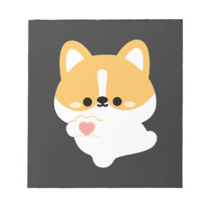 Liebe Corgi Notizblock