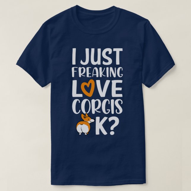 Liebe Corgis T-Shirt (Design vorne)