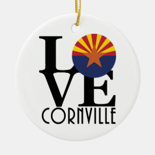 LIEBE Cornville AZ Keramik Ornament