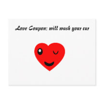 Liebe Coupon: waschen Sie Ihr Auto