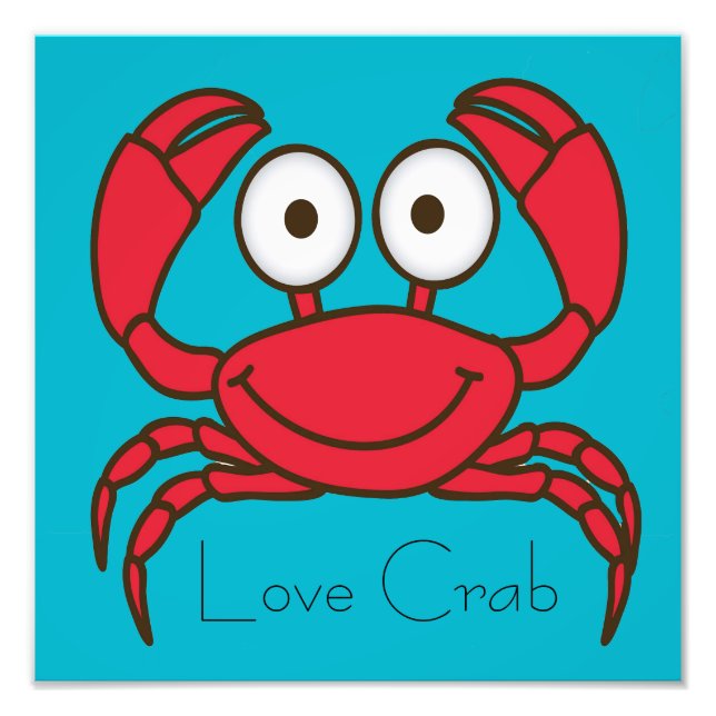 Liebe Crab Fotodruck (Vorne)