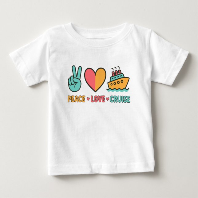 Liebe Cruise Vacation Baby T-shirt (Vorderseite)