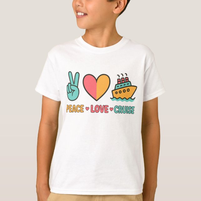 Liebe Cruise Vacation T-Shirt (Vorderseite)