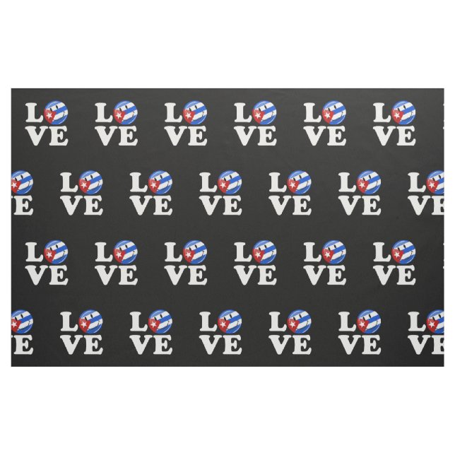 Liebe Cuban Style Stoff (Fat Quarter (45,7 x 55,9 cm))