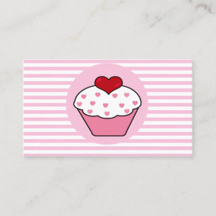Liebe cupcake Business Cards Visitenkarte