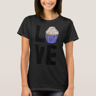 Liebe Cupcakes Frauen backen Muffins Liebe T-Shirt