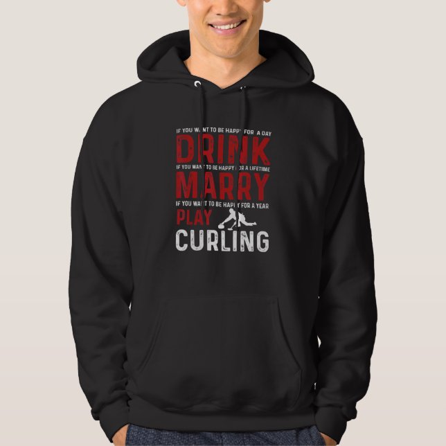 Liebe Curling Team Hoodie (Vorderseite)