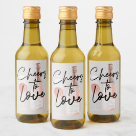 Liebe Custom Brautparty Gefallen Wein Labrador Weinetikett