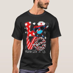 Liebe Dabbing Herzernährung Krankenpflege Leben So T-Shirt