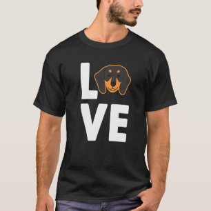 Liebe Dackel Hunde Rasse Hunde Besitzer Welpe Love T-Shirt