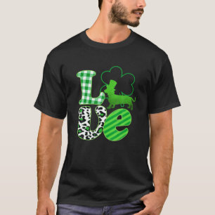 Liebe Dackel Weiner Dogs St Patrick's Day T-Shirt