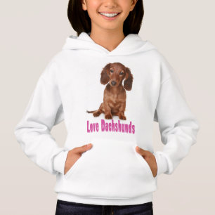 Liebe Dackel Welpen Hund Sweatshirt