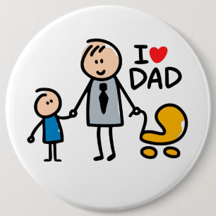 Liebe Daddy Print Button