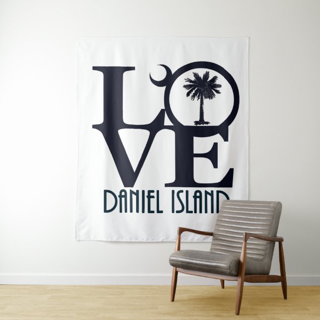 LIEBE Daniel Island Wandteppich (Beispiel)