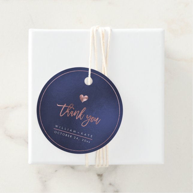 Liebe + Danke an die Imitate Rose Gold+iridescent  Geschenkanhänger (Beispiel)