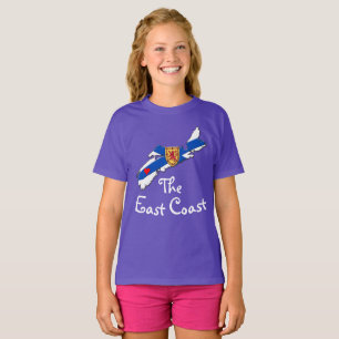Liebe das Ostküsten-Herz-Neuschottland-Shirt T-Shirt