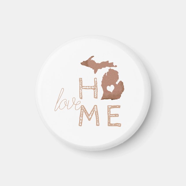 Liebe, dass die Zuhause in Michigan ist Magnet (Vorne)