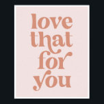 Liebe, dass für Sie Vintag Retro-Schriftart Poster<br><div class="desc">Liebe,  dass für Sie Vintag Retro-Schriftart</div>