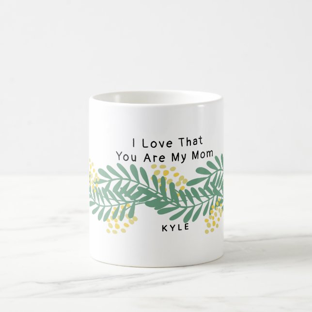 Liebe, dass Sie meine Mama Tasse Boho Floral Gesch (Mittel)