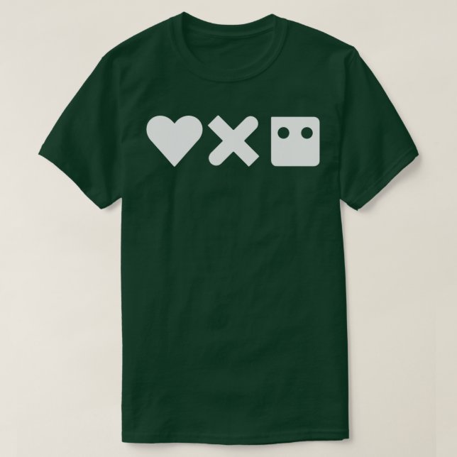 Liebe Death Amp Roboter T-Shirt (Design vorne)