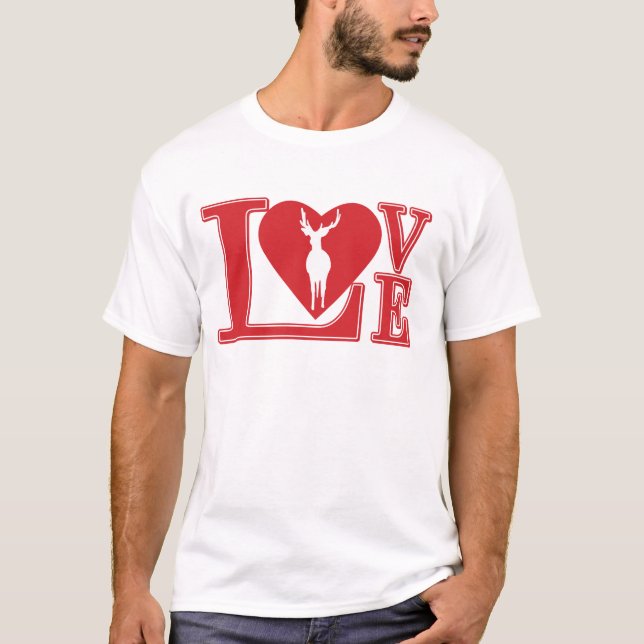 Liebe Deer T-Shirt (Vorderseite)