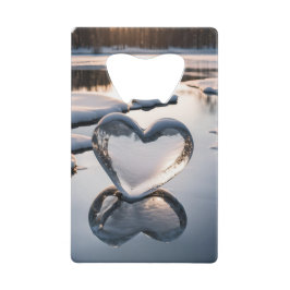 Liebe Dein eiskaltes Herz Geldbeutel Flaschenöffner