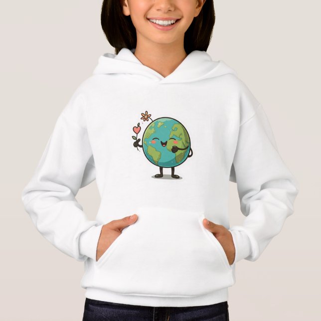 Liebe Dein Planet Hoodie (Vorderseite)