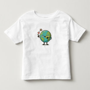 Liebe Dein Planet Kleinkind T-shirt