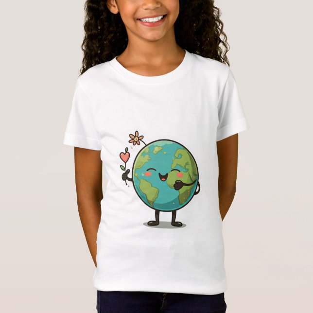 Liebe Dein Planet T-Shirt (Vorderseite)