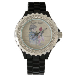 🕰️ "Liebe dein Selbst" Personalisierte Uhr - Krie