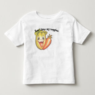 Liebe deine Gemüse Kleinkind T-shirt