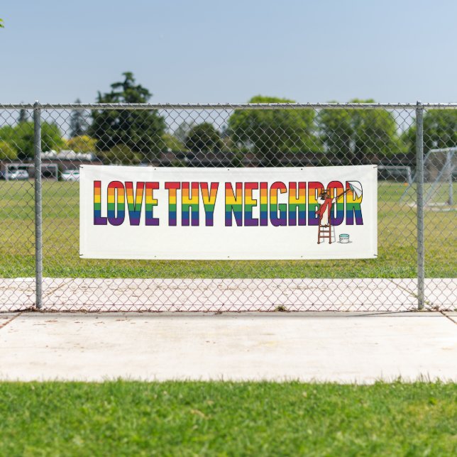 Liebe deinen Nächsten Banner (Insitu)